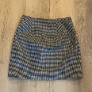 & Other Stories Mini Houndstooth Skirt